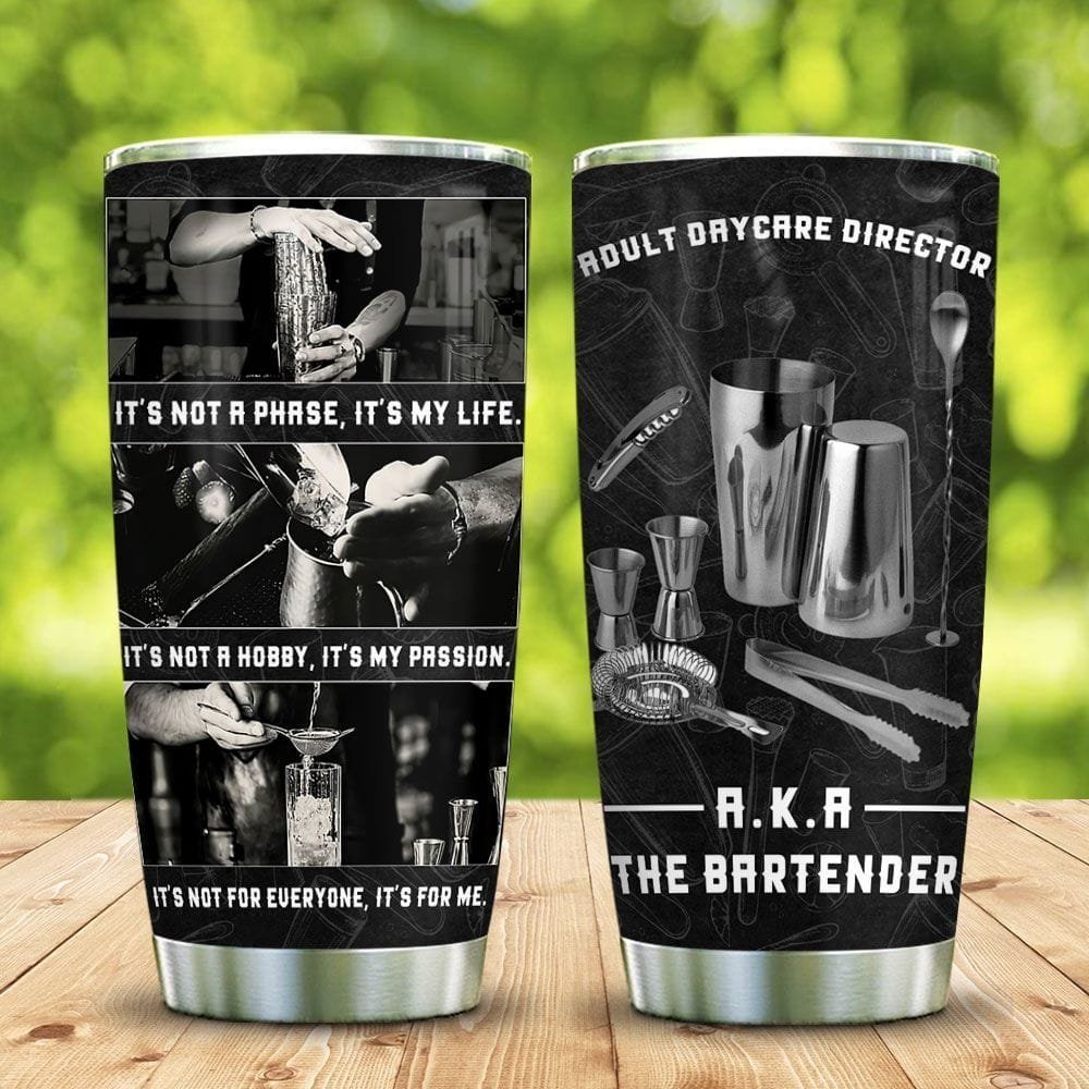 Bartender Daycare Director Personalized Tumbler