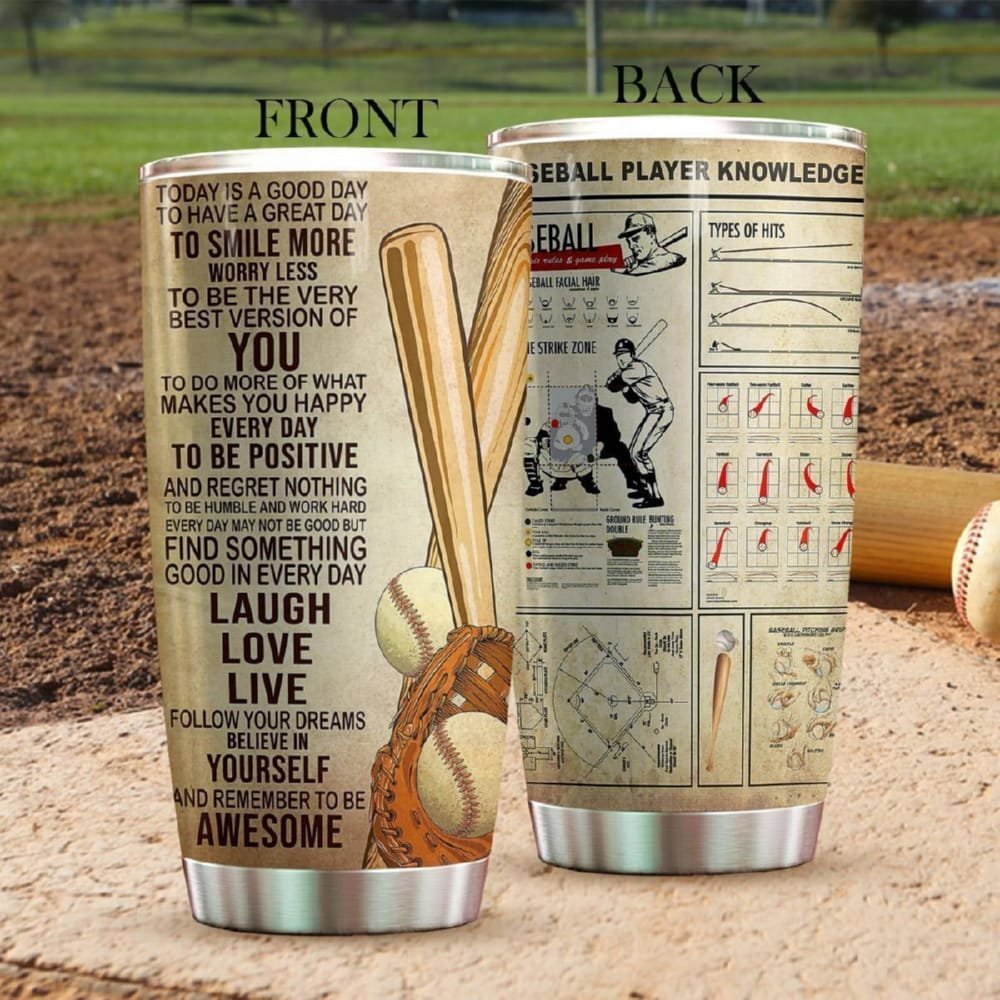 Baseball Knowledge Personalized Tumbler