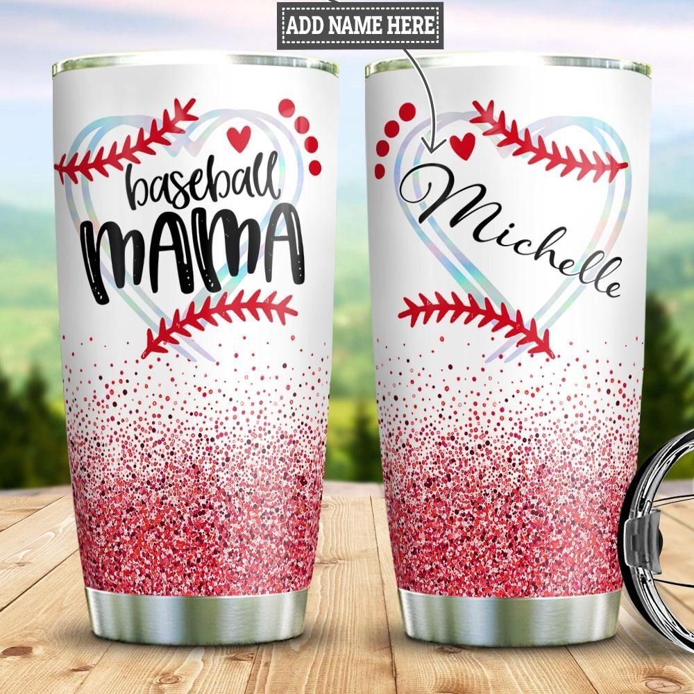 Baseball Mama Personalized Tumbler