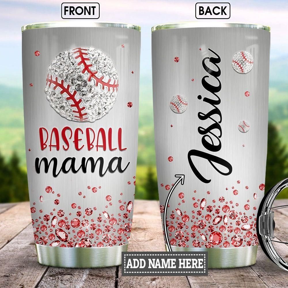 Baseball Mom Jewelry Personalized Tumbler