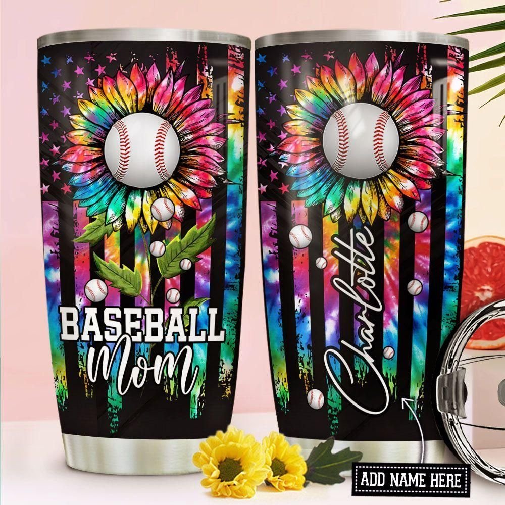 Baseball Mom Personalized Tumbler