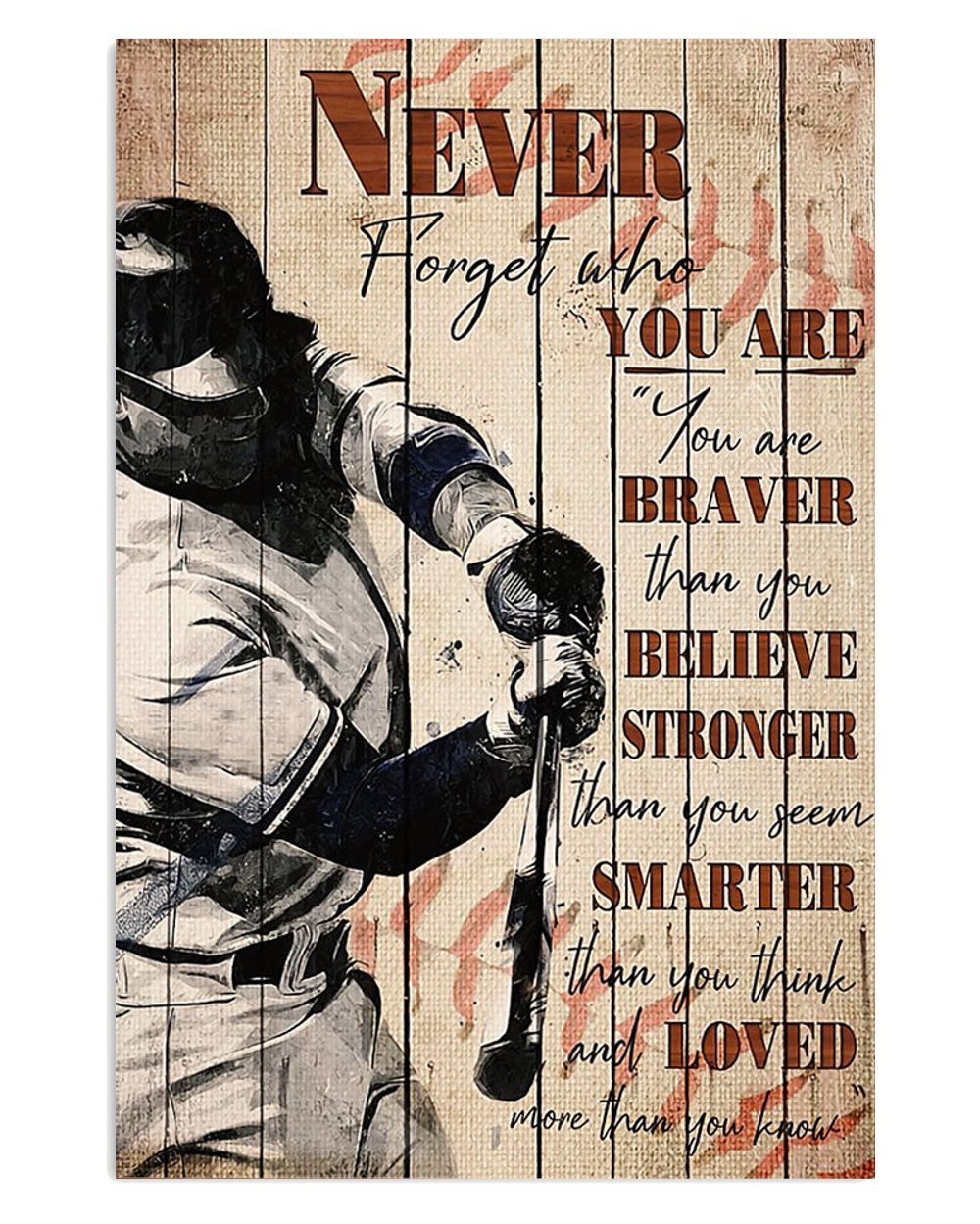 Baseball Motivational Poster for Players