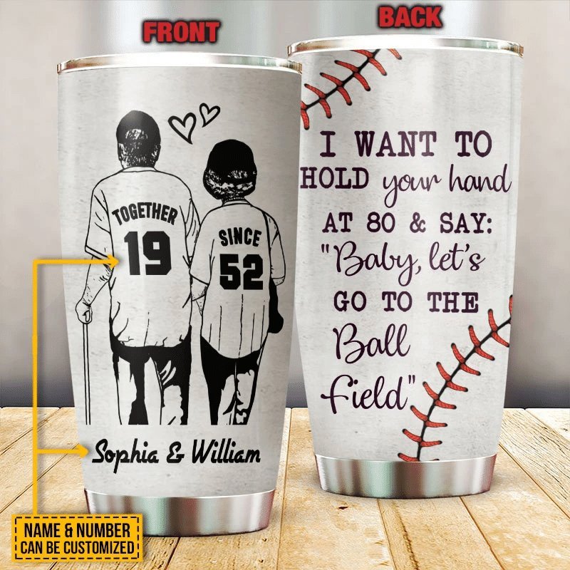 Baseball Together Since Personalized Tumbler