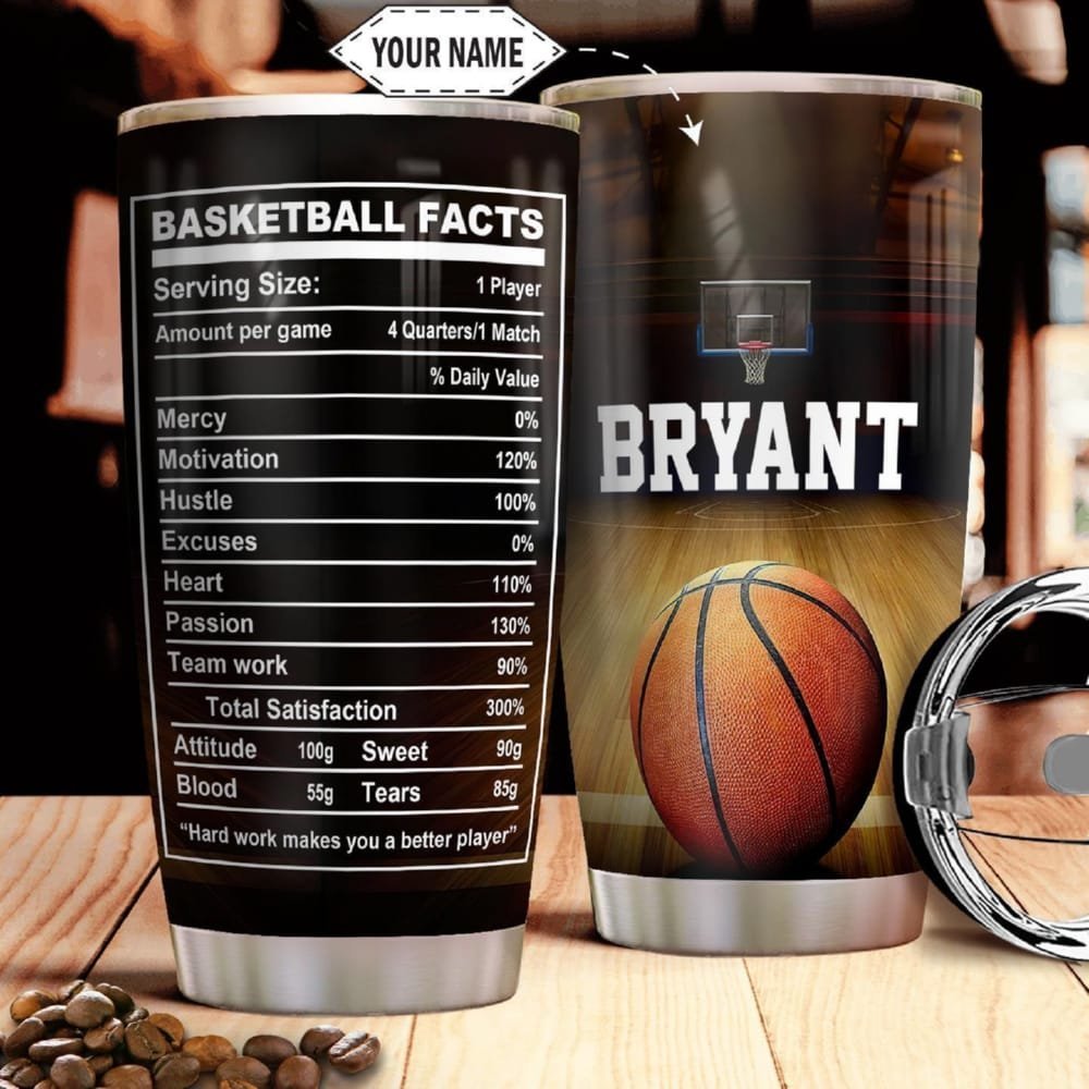 Basketball Facts Personalized Tumbler