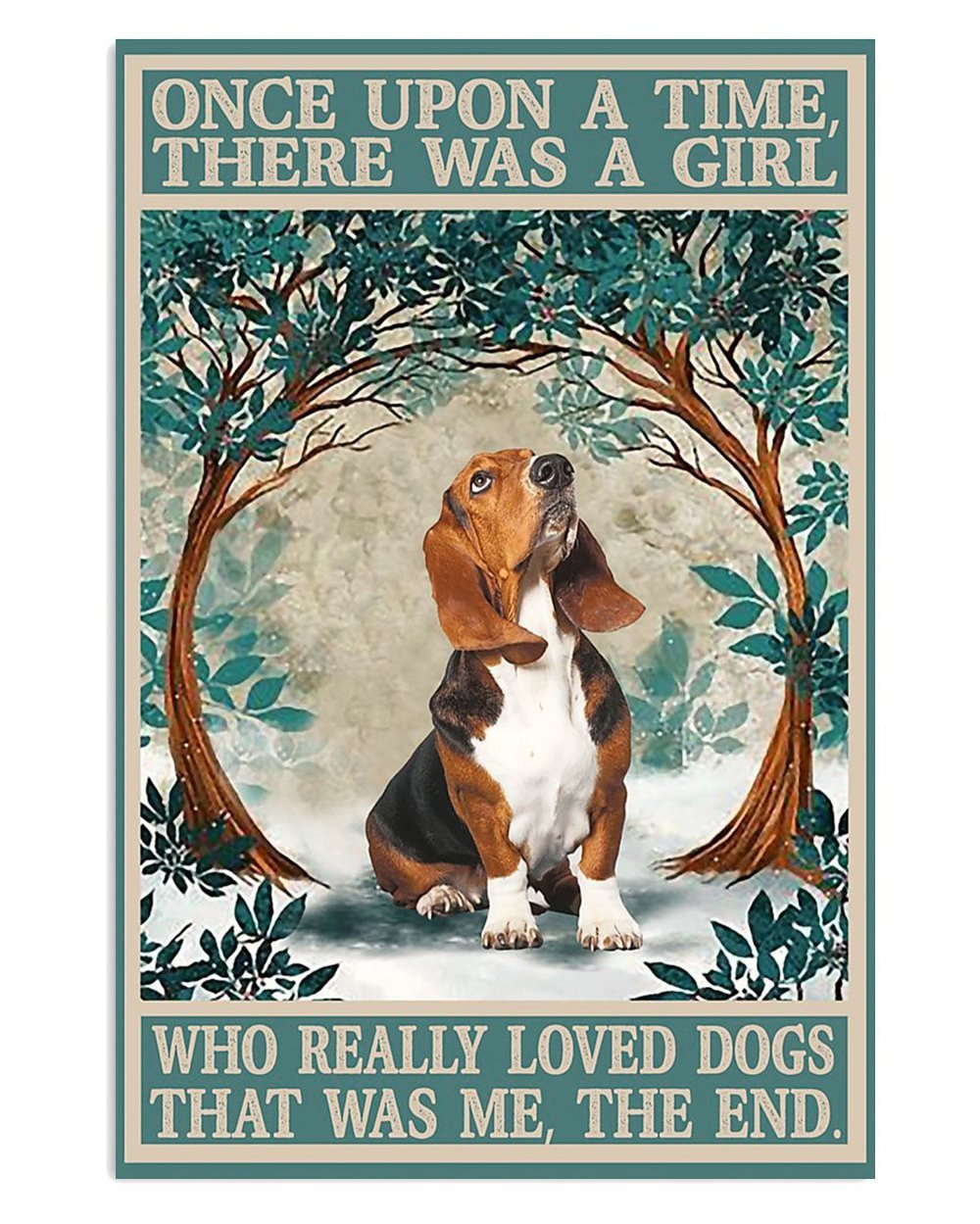 Basset Hound Dog Poster