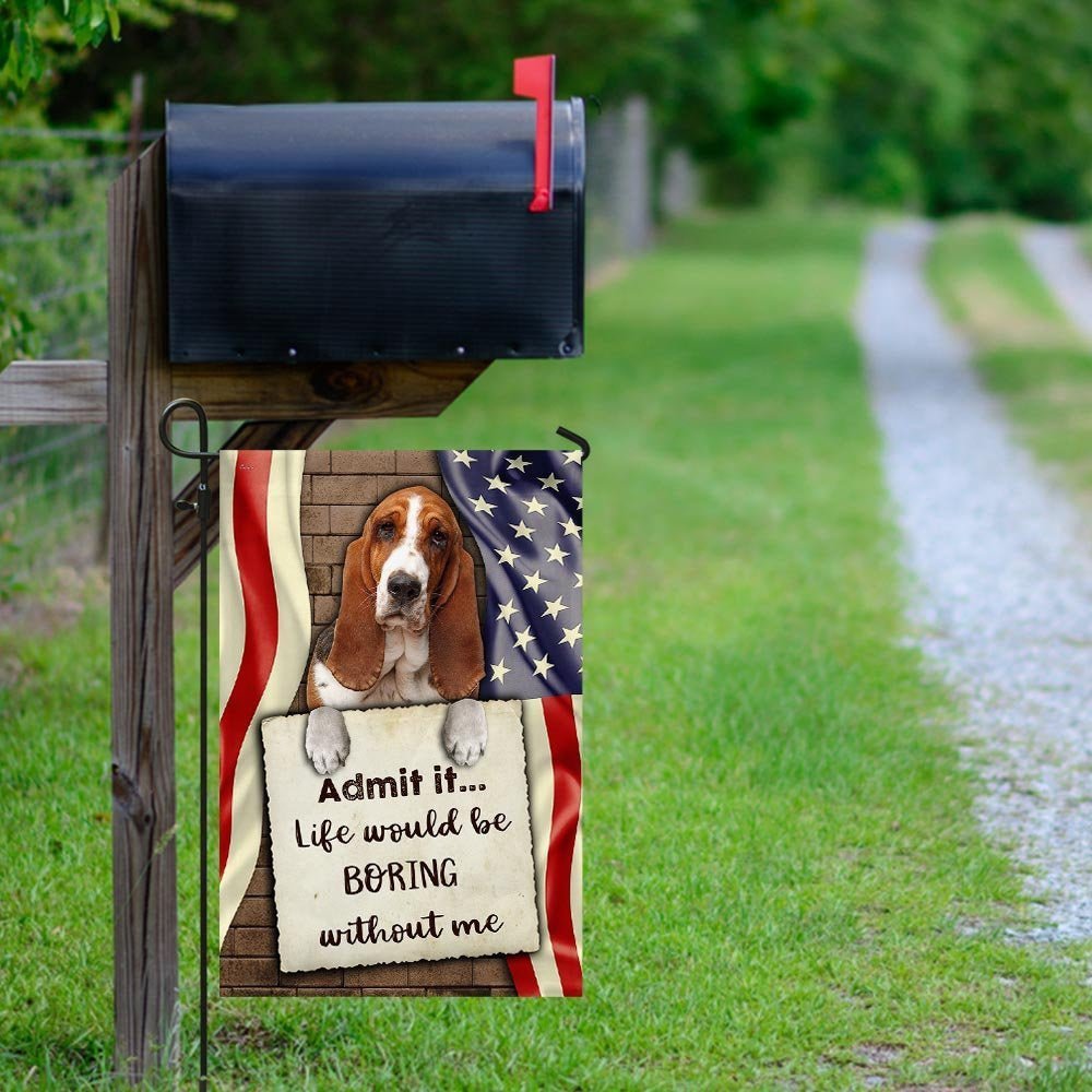 Basset Hound Garden Flags for Dog Lovers