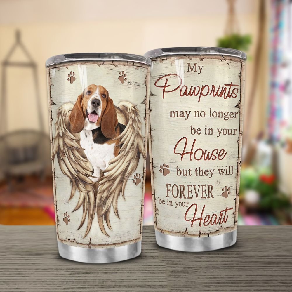 Basset Hound Personalized Tumbler