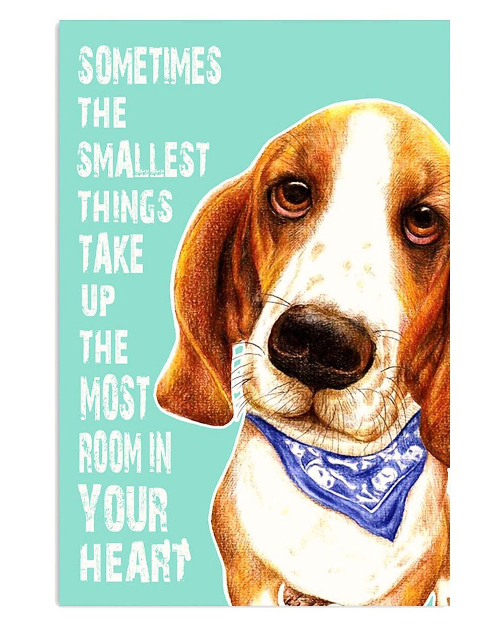 Basset Hound Poster for Miniature Puppies