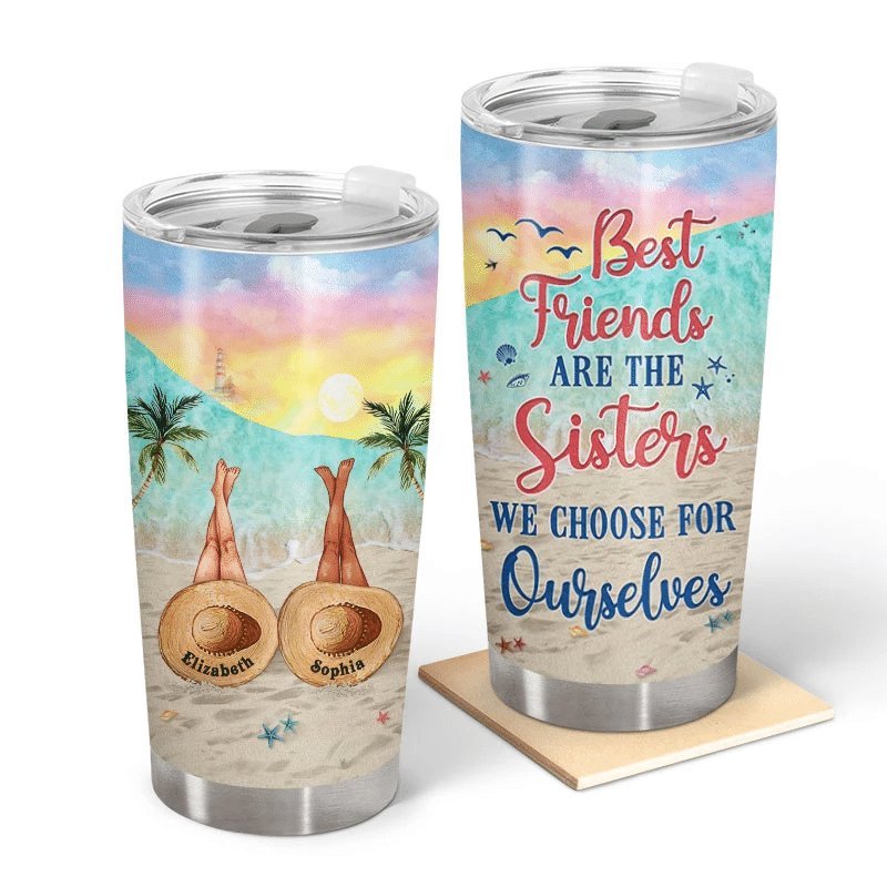 Beach Bestie Choose For Ourselves Personalized Tumbler