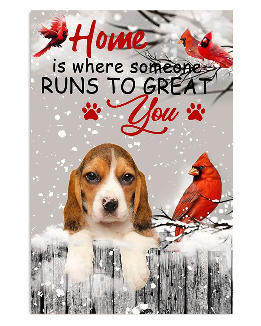 Beagle Dog Home Decor Poster