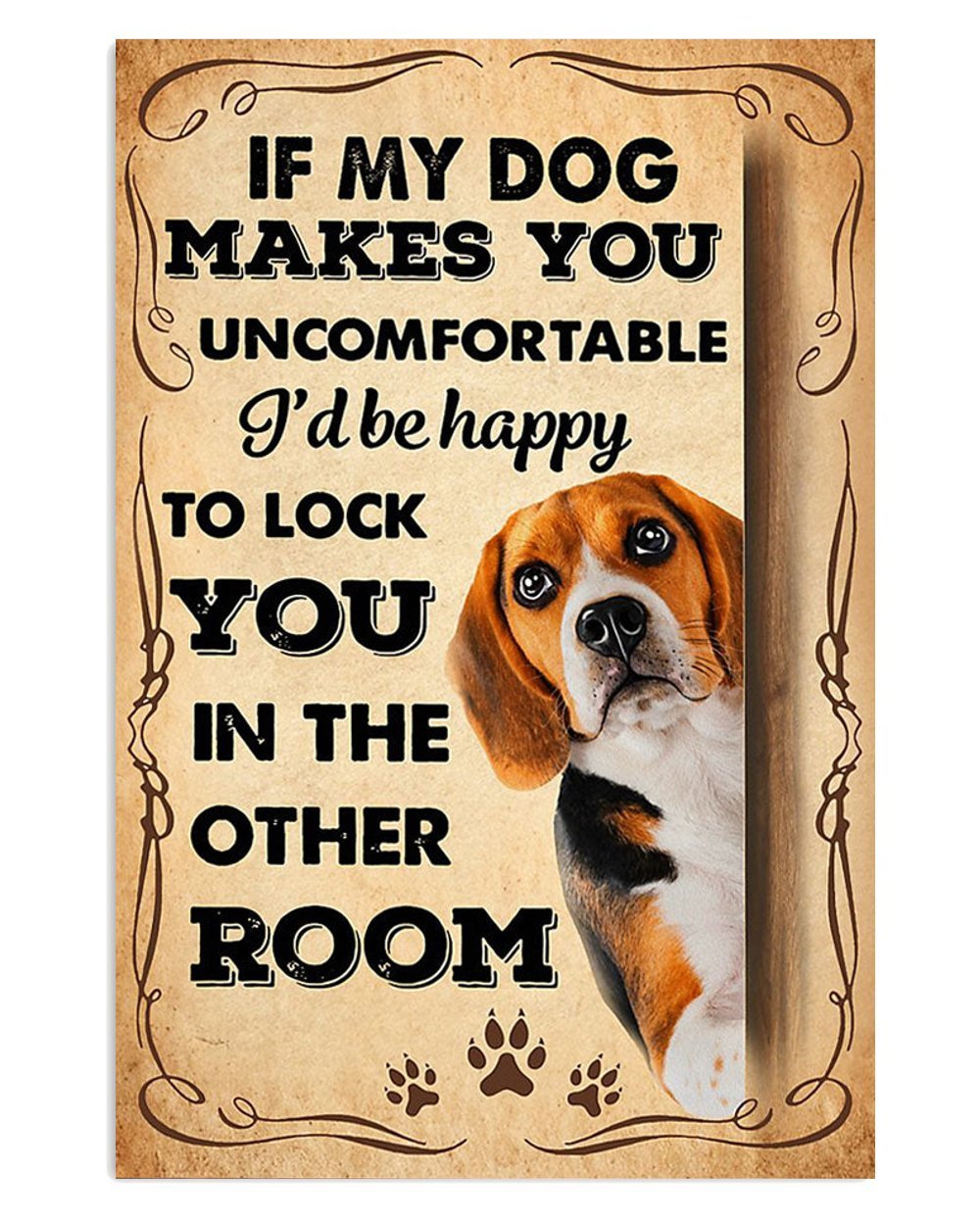 Beagle Dog Inspirational Poster