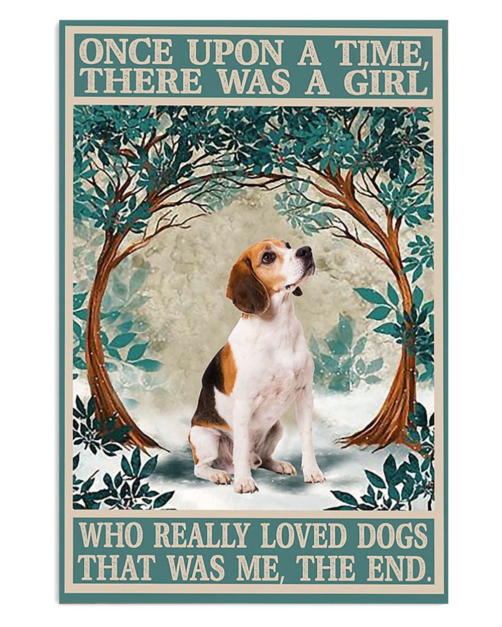 Beagle Dog Lover Art Poster