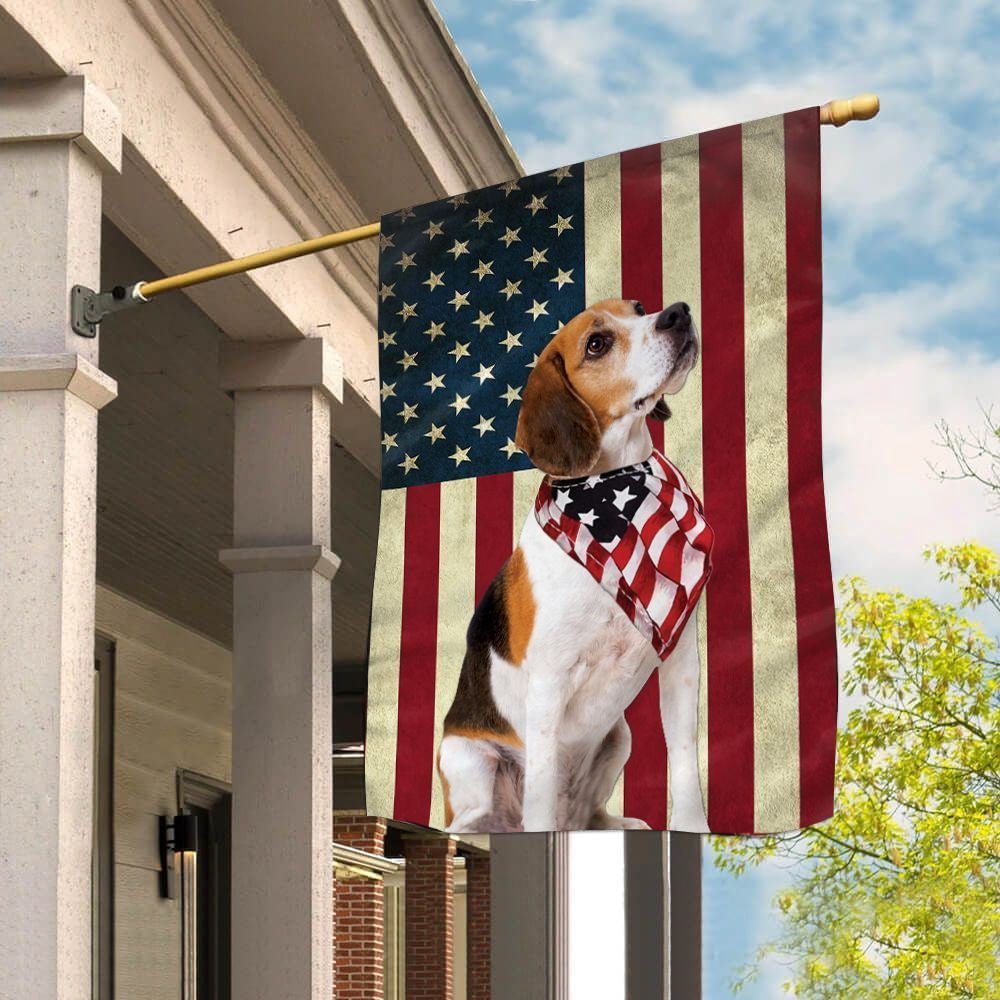 Beagle Garden Flags for Dog Owners