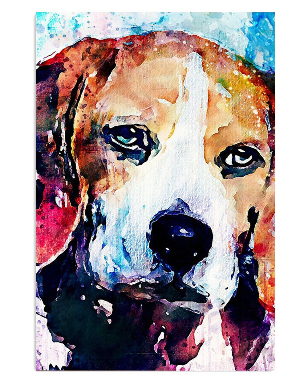 Beagle Painting Poster