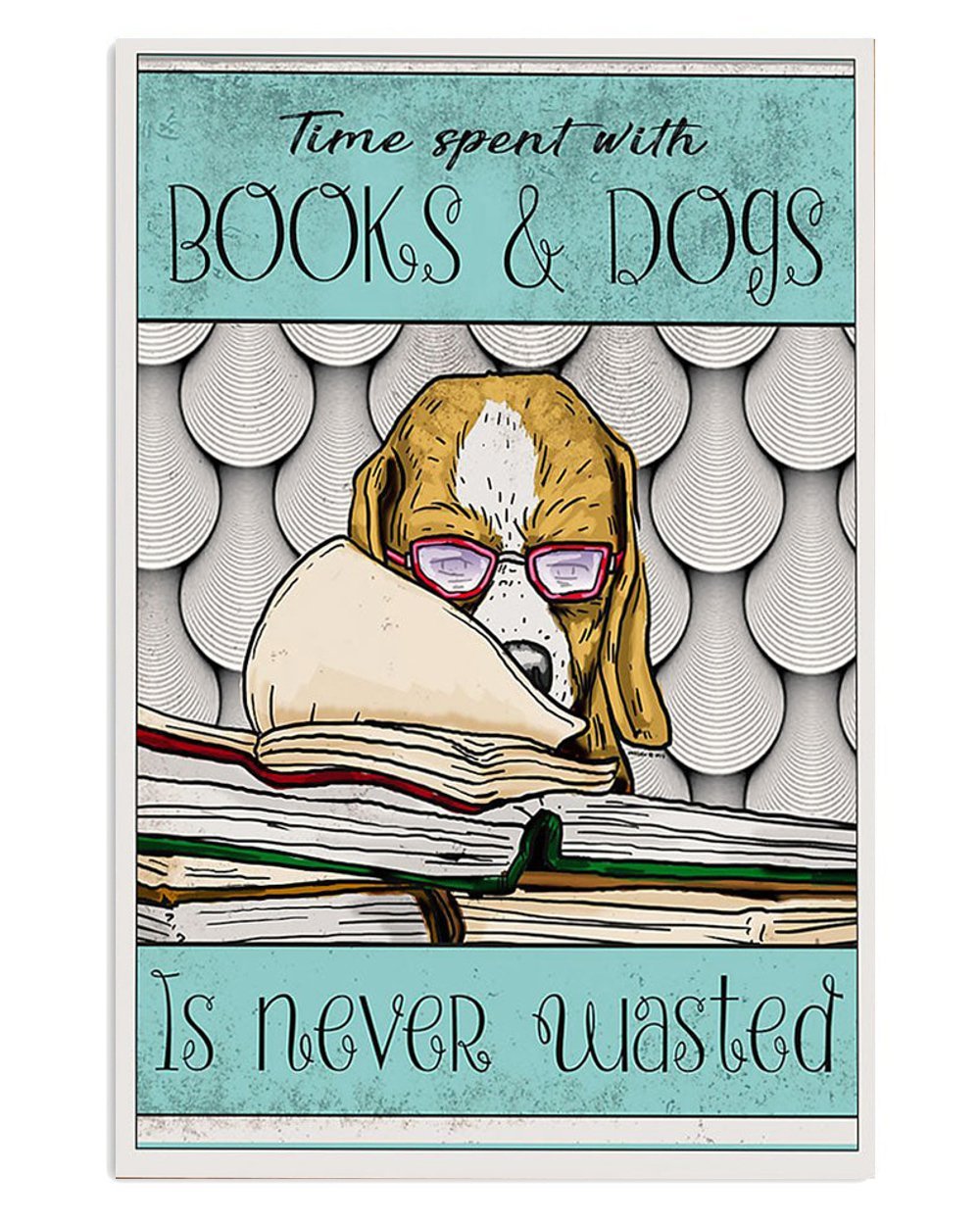 Beagle Poster for Book and Dog Lovers