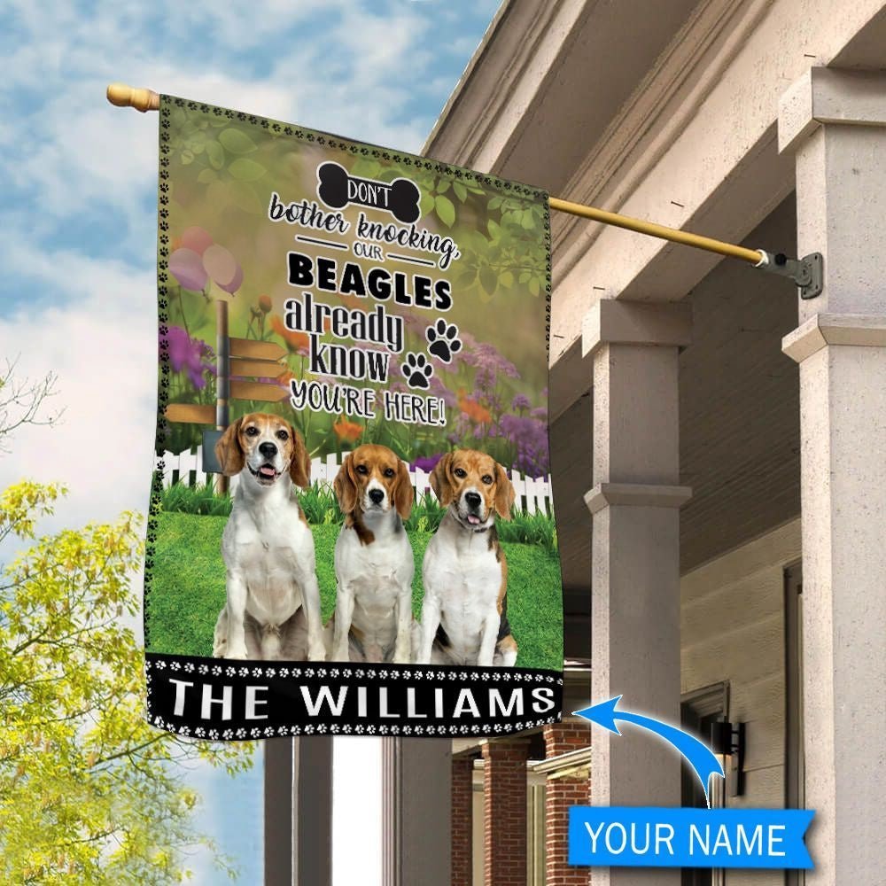 Beagle Welcome Garden Flag for Dog Lovers