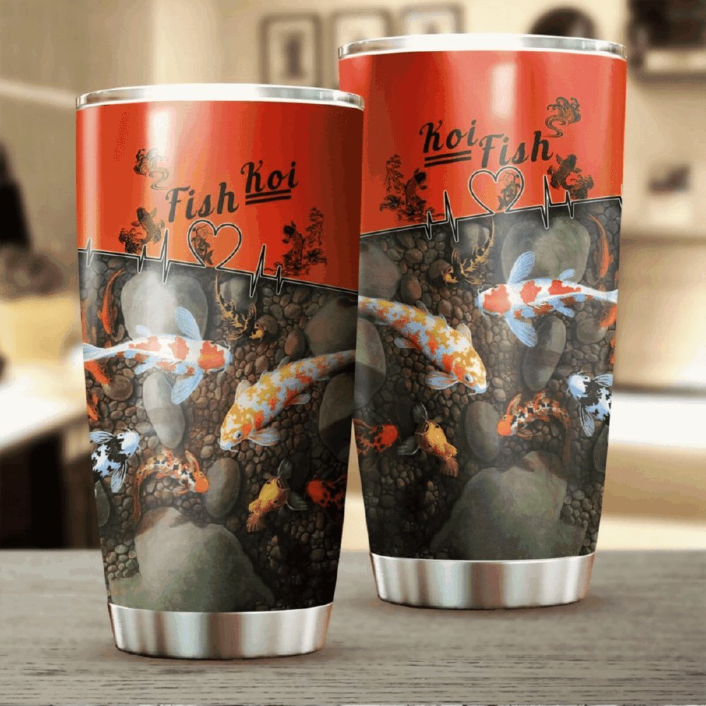 Beautiful Koi Personalized Tumbler