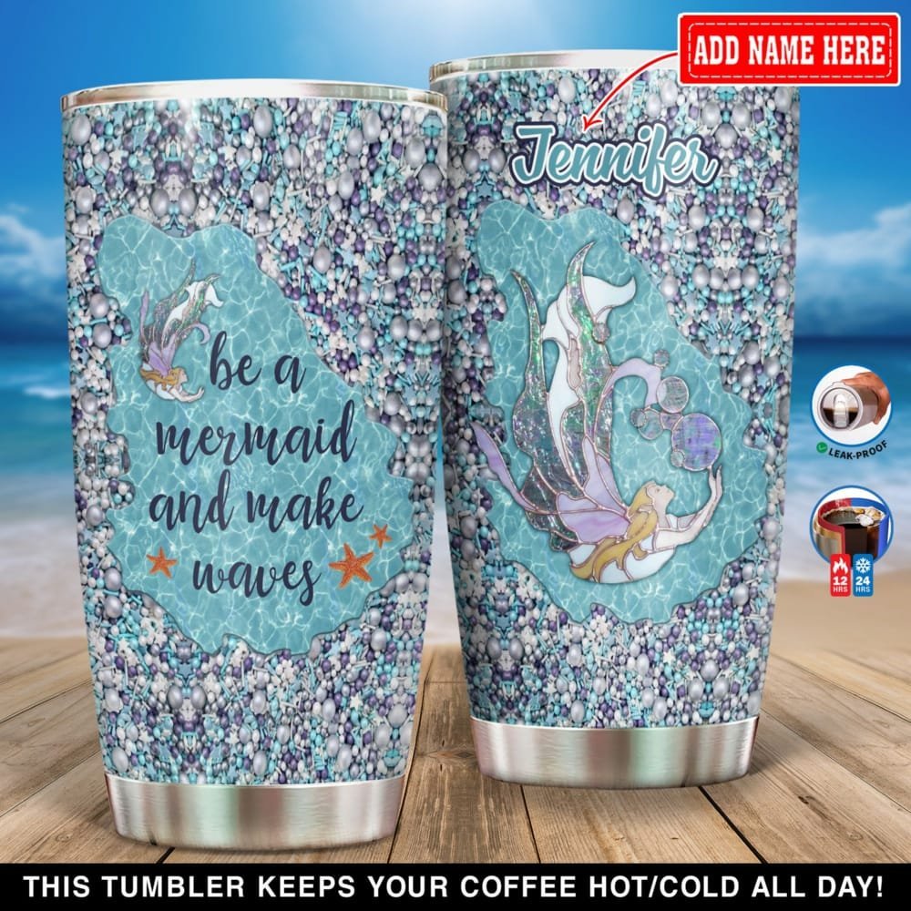 Beautiful Mermaid Personalized Tumbler