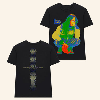 Billie Eilish Merch Hit Me Hard And Soft The Tour T-Shirt Fans Gift Ideas - Lily Birch Market