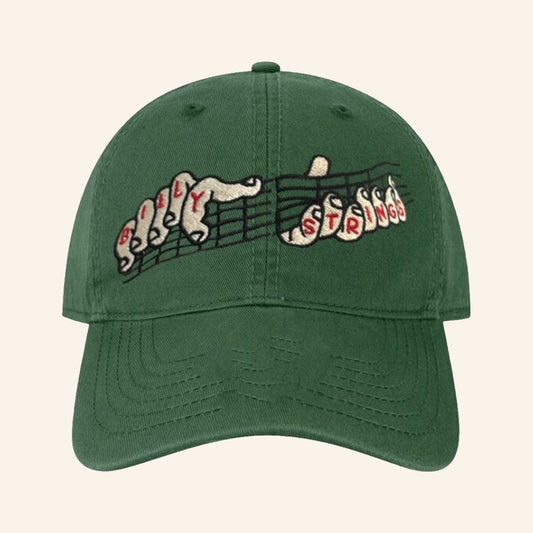Billy Strings Merch Fingers Embroidered Hat Christmas Gifts For Music Lovers - Lilybirchmarket