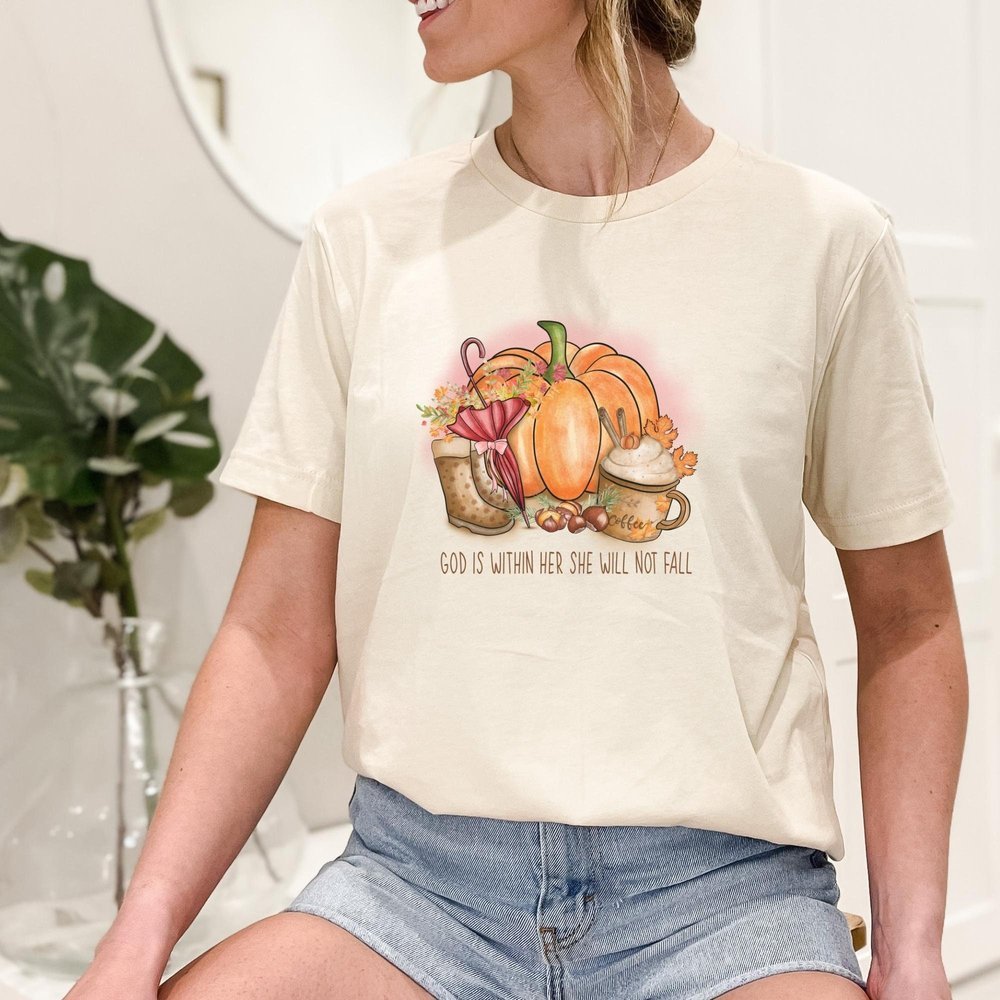 Boho Fall Tee Women Halloween Retro Autumn Divine Presence