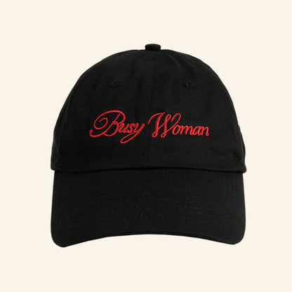 Busy Woman Hat Embroidered Gifts For Girlfriend - Lilybirchmarket