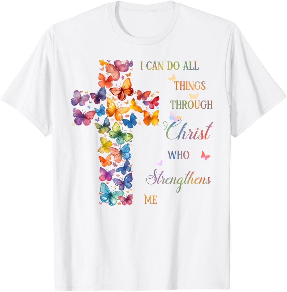 Christ Butterfly Cross I Can Do All Things