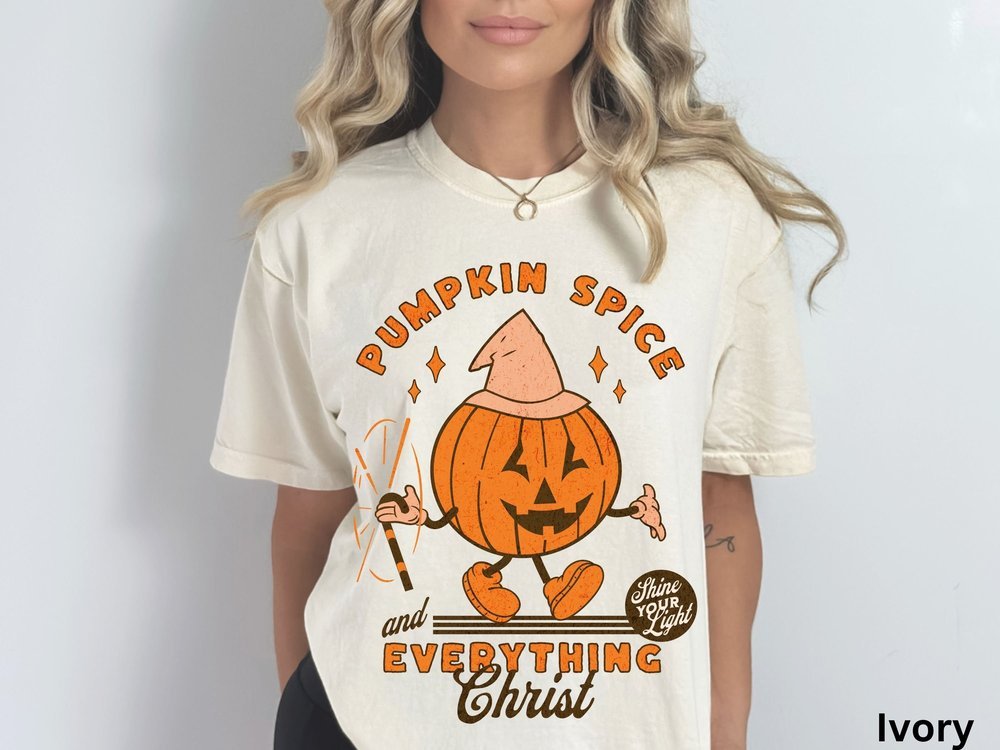 Christian Boho Pumpkin Spice Halloween Shirt