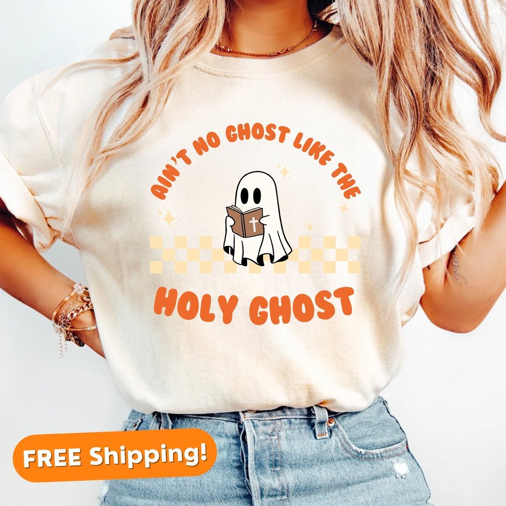 Christian Funny Cute Halloween Shirt Gift Her Bible Verse