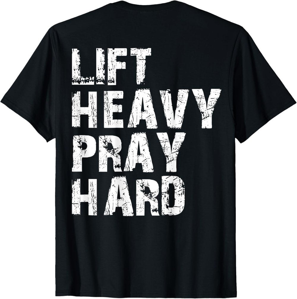 Christian Gym Gift Lift Pray Hard