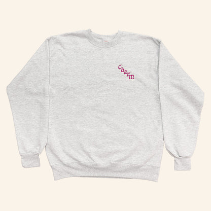 Clairo Charm Merch Charm Crewneck Sweatshirt Ash Gifts For Friends - Lilybirchmarket