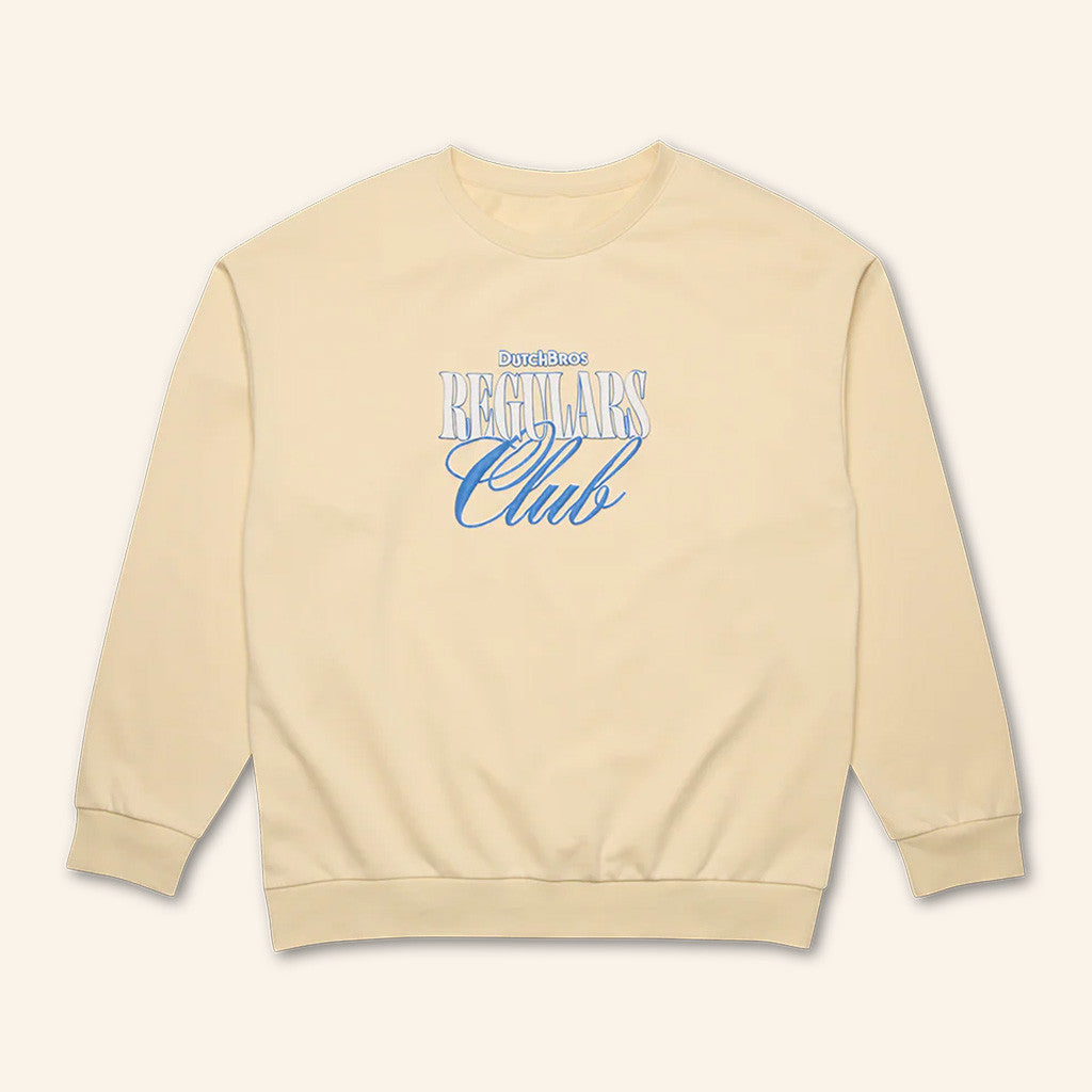 Dutch Bros Merch Regulars Club Crewneck Sweatshirt Best Gifts For Him - Lilybirchmarket