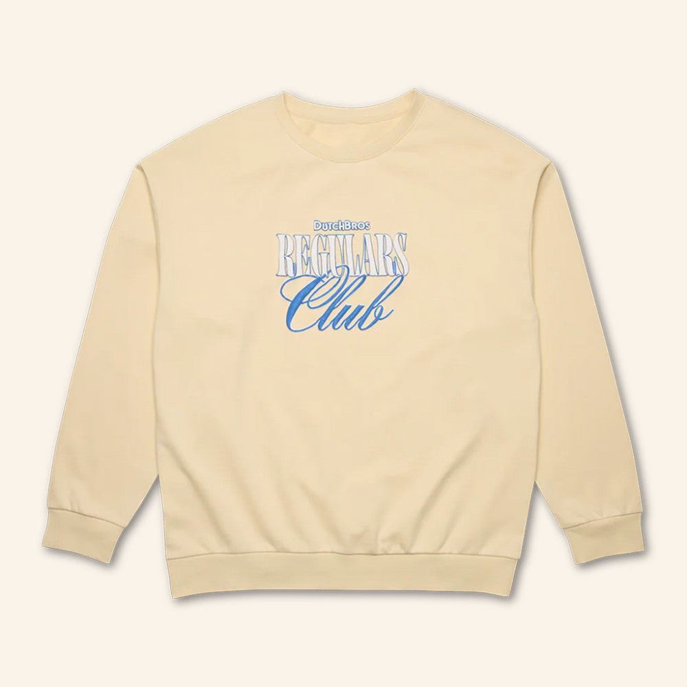 Dutch Bros Merch Regulars Club Crewneck Sweatshirt Best Gifts For Him - Lilybirchmarket