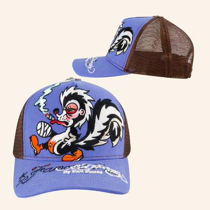 Ed Hardy Merch Famous Skunk Trucker Hat Christmas Present For Husband - Lilybirchmarket