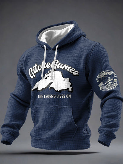 Edmund Fitzgerald Hoodie Gitche Gumee The Legend Lives On Fifty Years Remember Merch Gifts - Lilybirchmarket