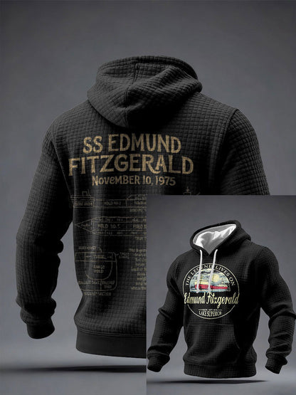 Edmund Fitzgerald The Legend Lives On Hoodie SS Edmund Fitzgerald November 10Th 1975 Apparel - Lilybirchmarket