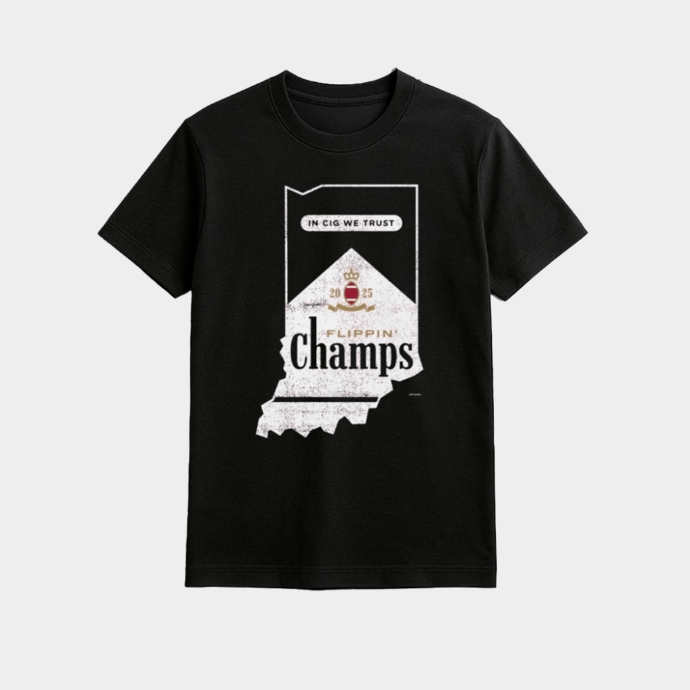 Flippin Champs Indiana Shirt Indiana Football Rose Bowl Game Champions 2026 Shirt Fan Merch - Lily Birch Market
