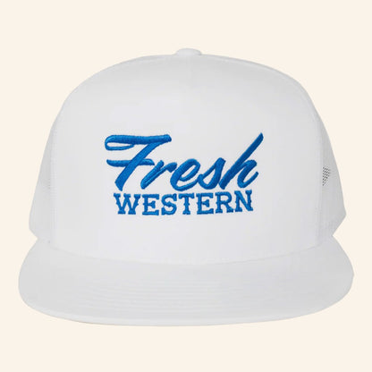 Fresh Western Hat Fresh Western Trucker Snapback Hat Embroidered Presents For Son - Lilybirchmarket