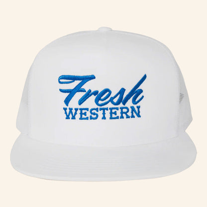 Fresh Western Hat Fresh Western Trucker Snapback Hat Embroidered Presents For Son - Lilybirchmarket