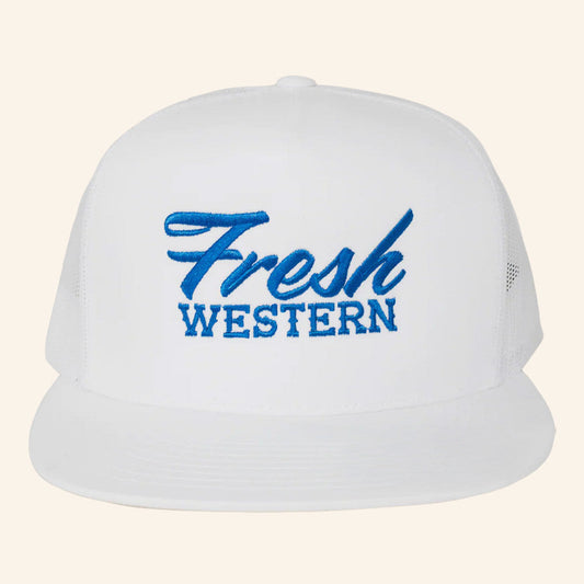 Fresh Western Hat Fresh Western Trucker Snapback Hat Embroidered Presents For Son - Lilybirchmarket