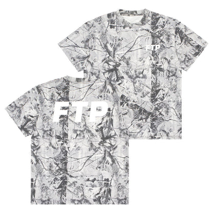 FTP Merch Gray Tree Camo Logo T-Shirt Fthepopulation Merch Gifts For Him - Lily Birch Market