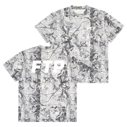 FTP Merch Gray Tree Camo Logo T-Shirt Fthepopulation Merch Gifts For Him - Lily Birch Market