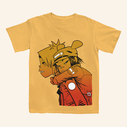Gorillaz Merch 25 Sunset Piggyback T-Shirt Gift Ideas For Him - Lily Birch Market