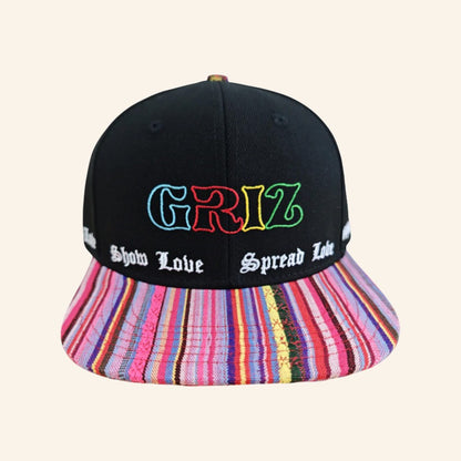 Griz Merch GRiZ x Grassroots SLSL Snapback Hat Best Gifts For Husband - Lilybirchmarket