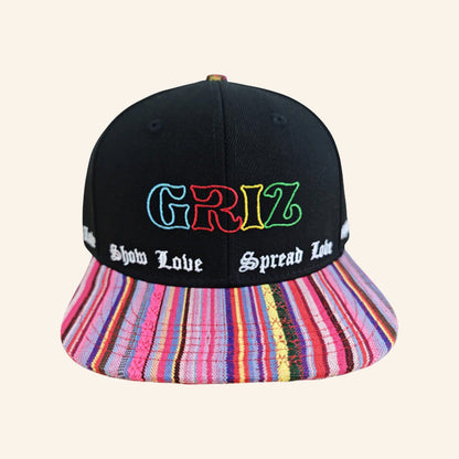 Griz Merch GRiZ x Grassroots SLSL Snapback Hat Best Gifts For Husband - Lilybirchmarket