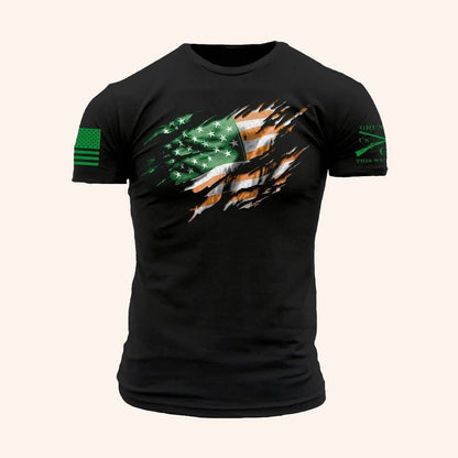 Grunt Style Merch Still Standing Irish Colors T-Shirt St Patricks Day Presents - Lily Birch Market