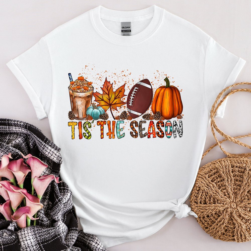 Halloween Coffee Pumpkin Latte Football Shirt Gift