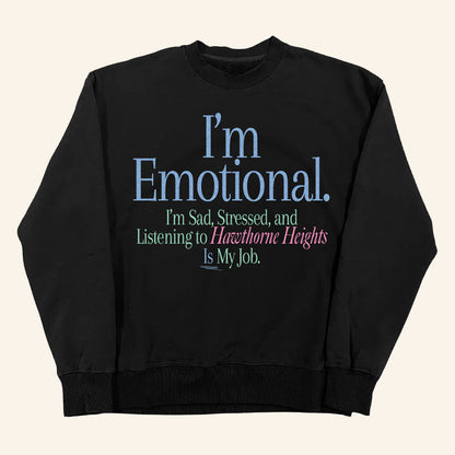 Hawthorne Heights Merch Very Emotional Crewneck Sweatshirt Best Gifts For Rock Band Fans - Lilybirchmarket