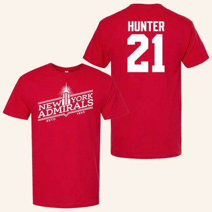 Heated Rivalry Merch Scott Hunter 21 New York Admirals T-Shirt Xmas Gifts For Dad - Lily Birch Market