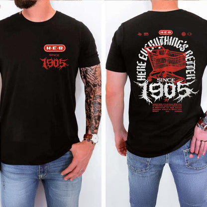 Heb Heavy Metal Merch Here Everything's Better Shirt Gifts For Husband - Lily Birch Market